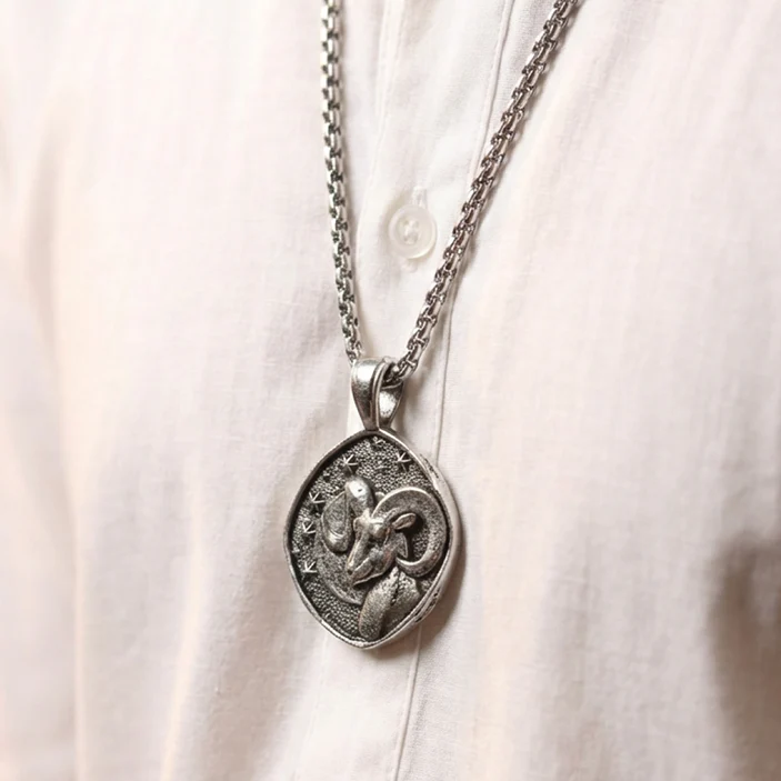 Aries (Mesha) Rashi Pendant - Image 3