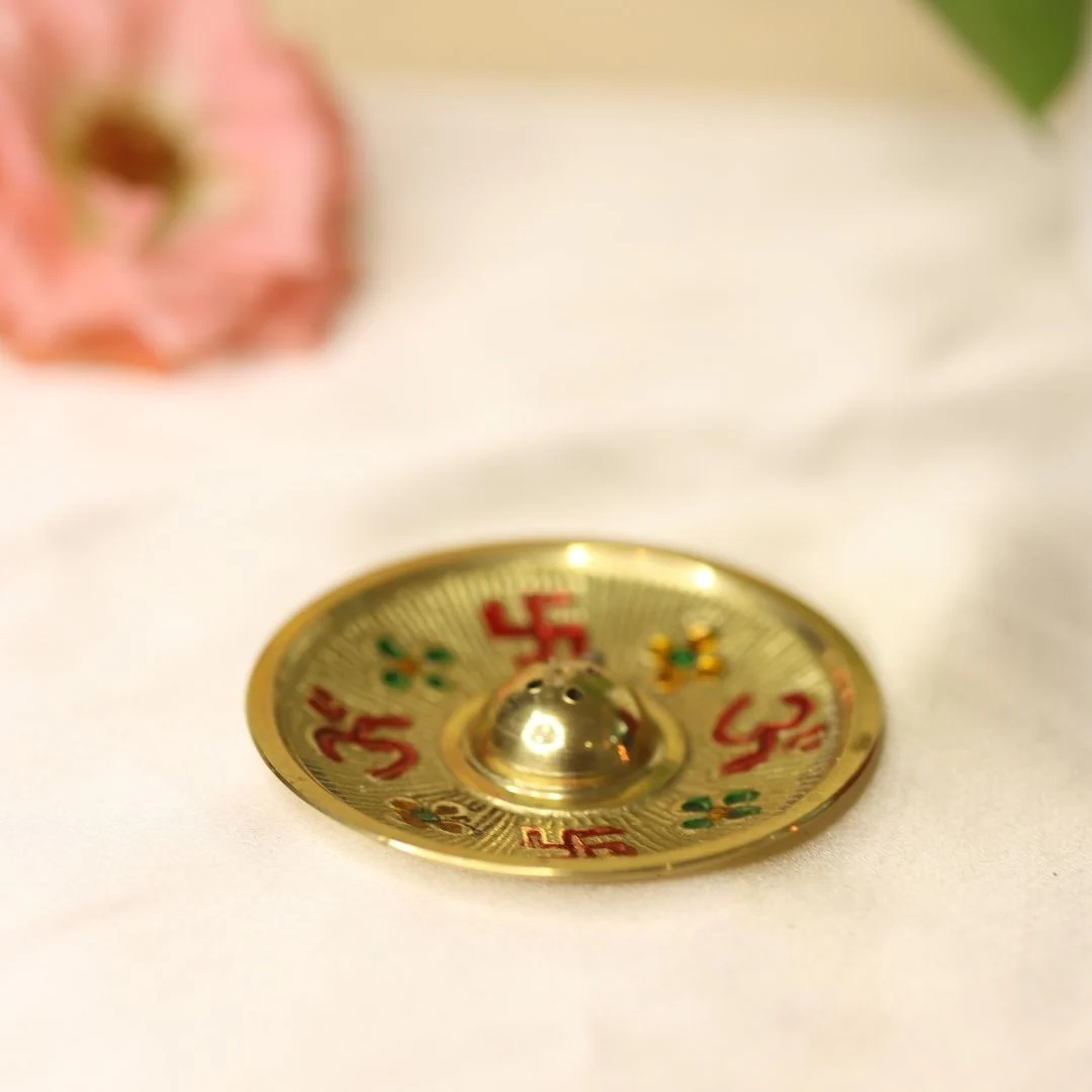 Antique Gold Premium Brass Pooja Thaal (Set of 5) - Image 6
