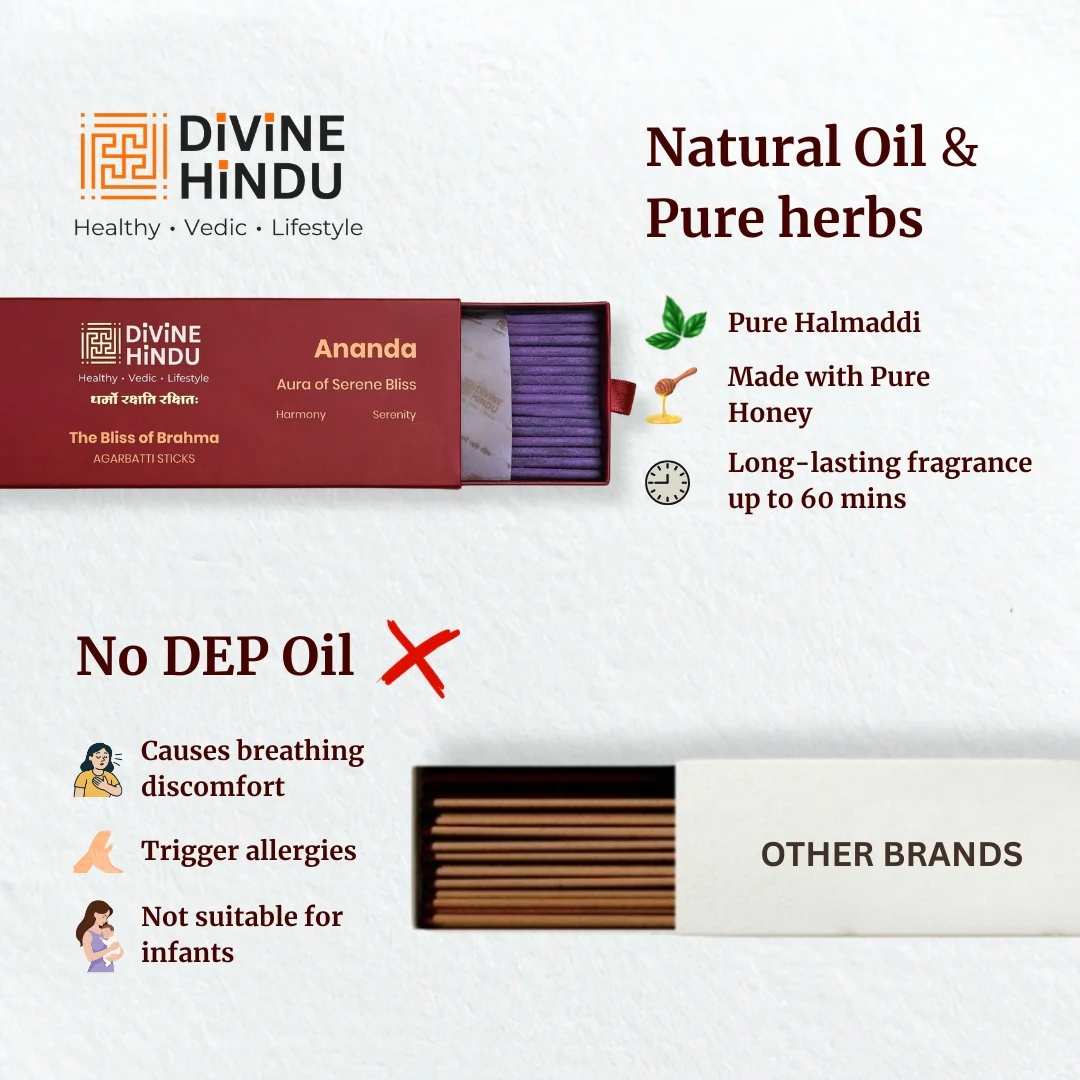 Divine Hindu Ananda Agarbatti / Incense Sticks (Pack of 30) - Image 5