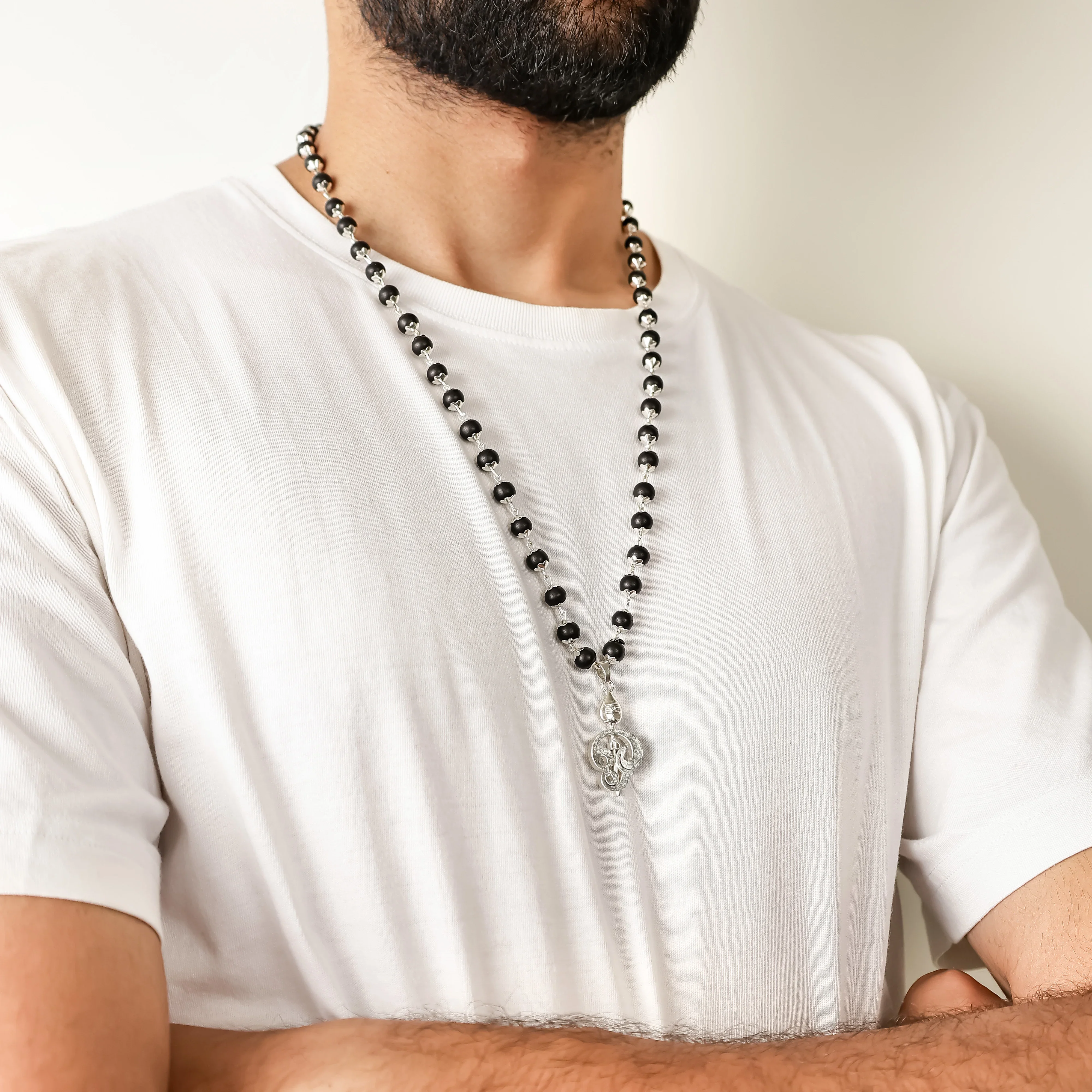 Lord Murugan Vel Pendant with FREE Karungali Bracelet - Image 4