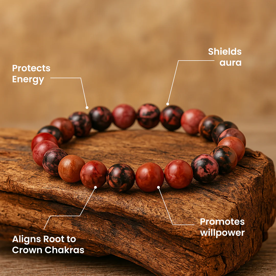 Rhodonite Stone Bracelet - Image 5