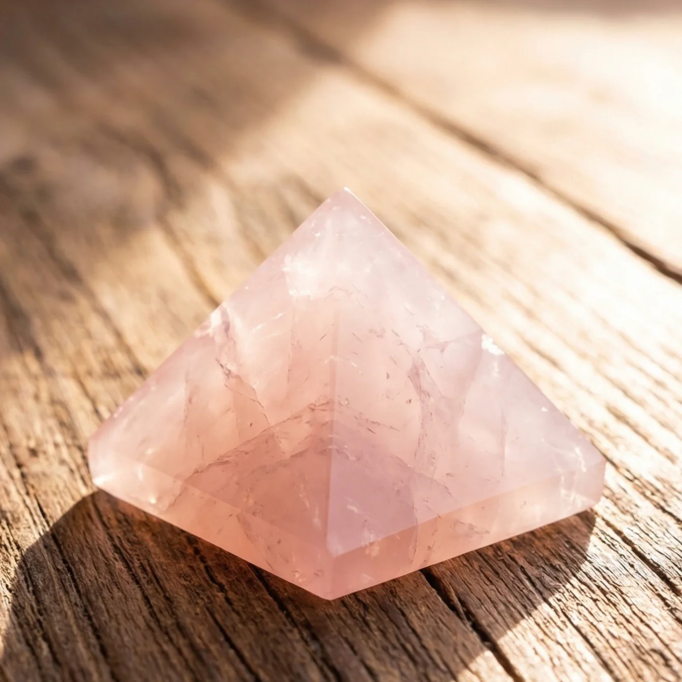 Rose Quartz Pyramid for Love & Harmony - Image 3
