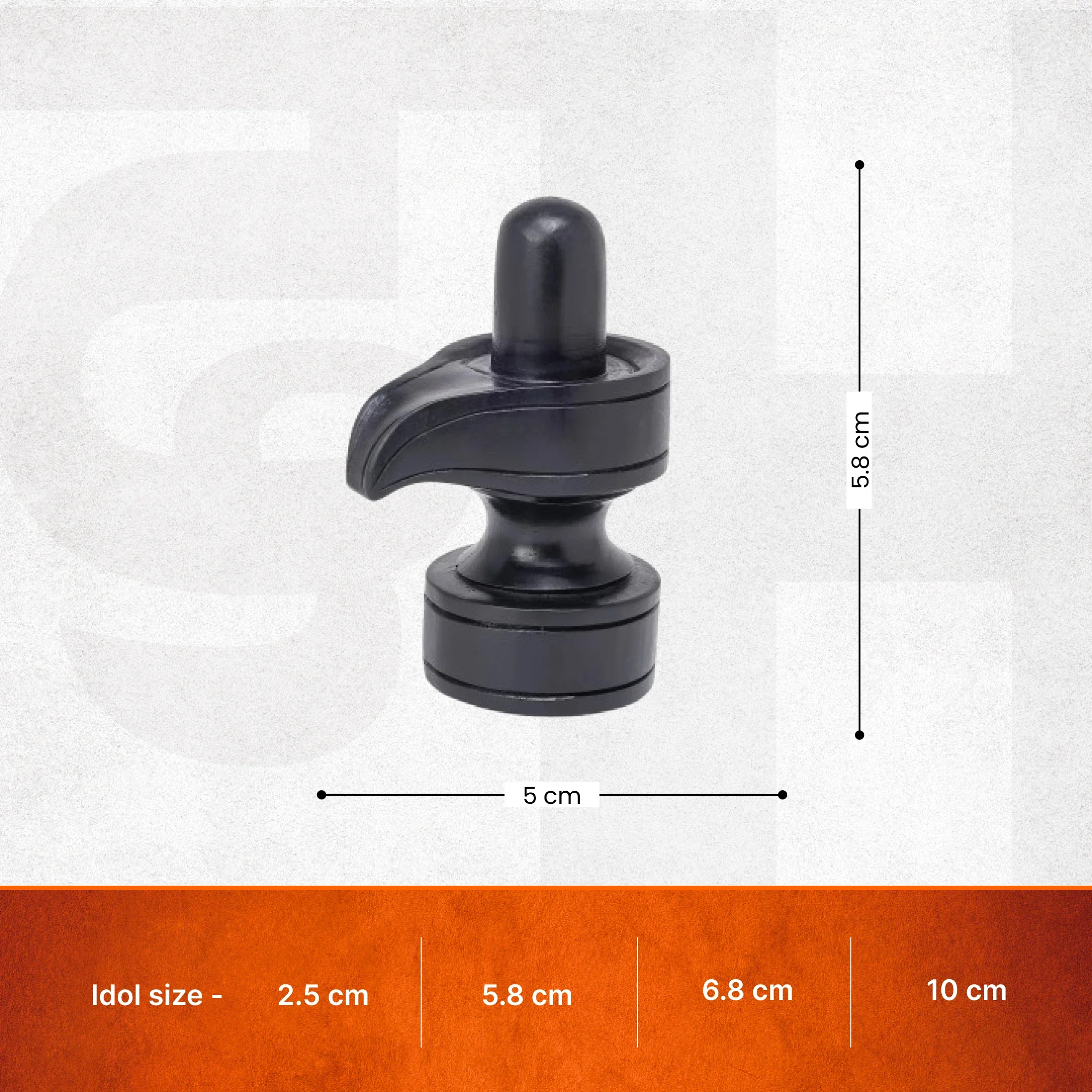 Divine Hindu Shivling Karungali Idol – Ebony Wood - Image 8