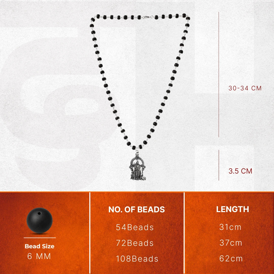 Silver Capped Lord Murugan Pendant - Image 5