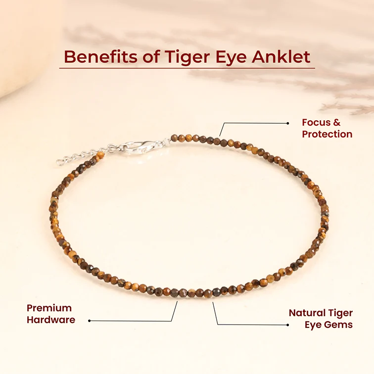 Tiger Eye Anklet - Image 5