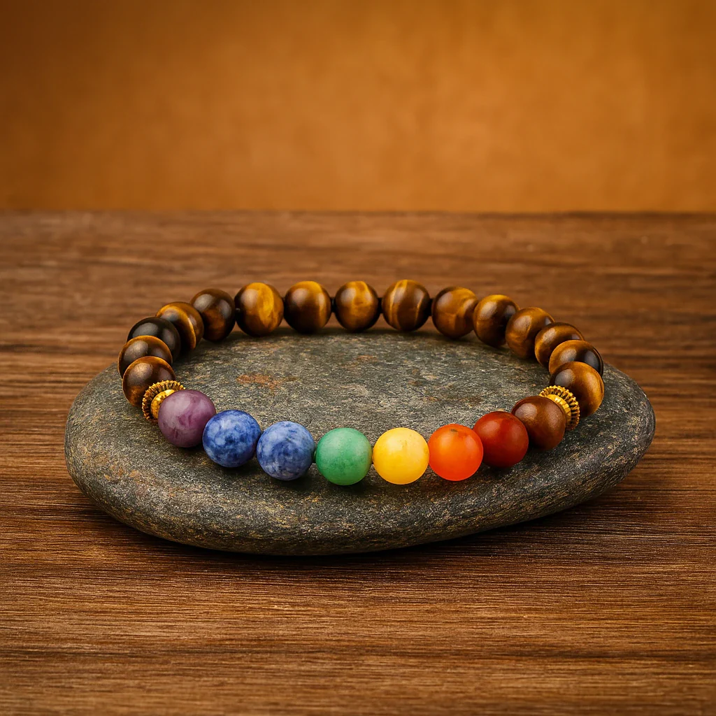 Tiger Eye Chakra Bracelet - Image 2