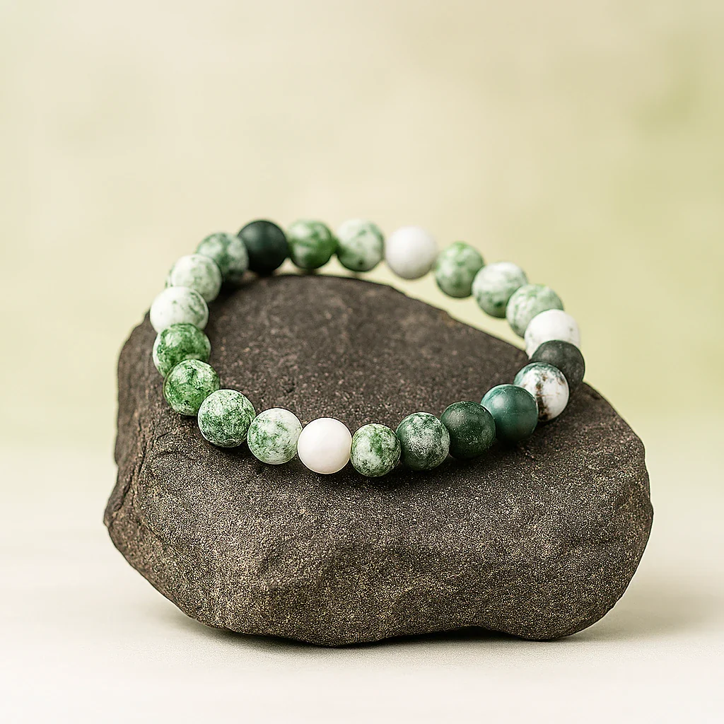 Tree Agate Stone Bracelet - Image 2