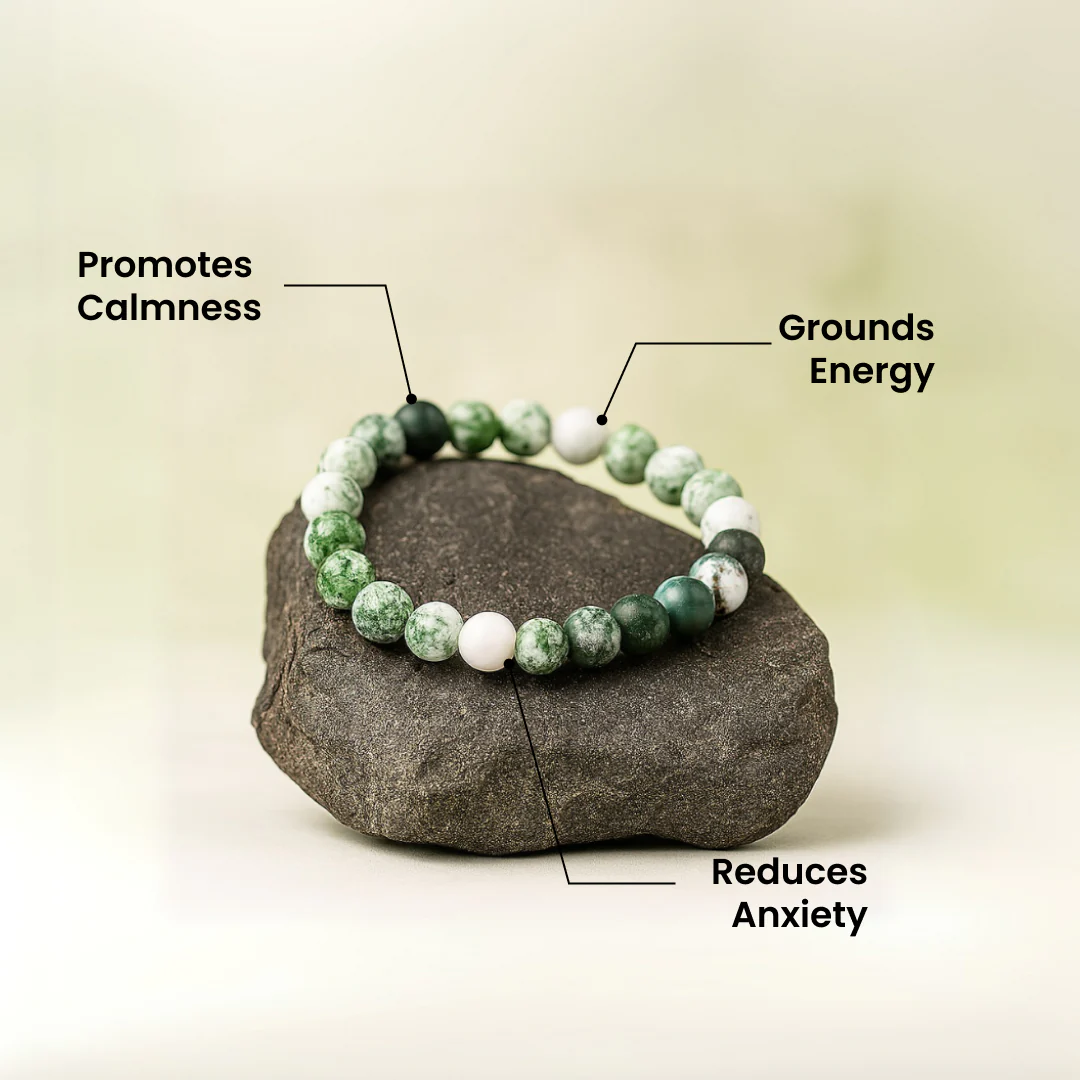Tree Agate Stone Bracelet - Image 4
