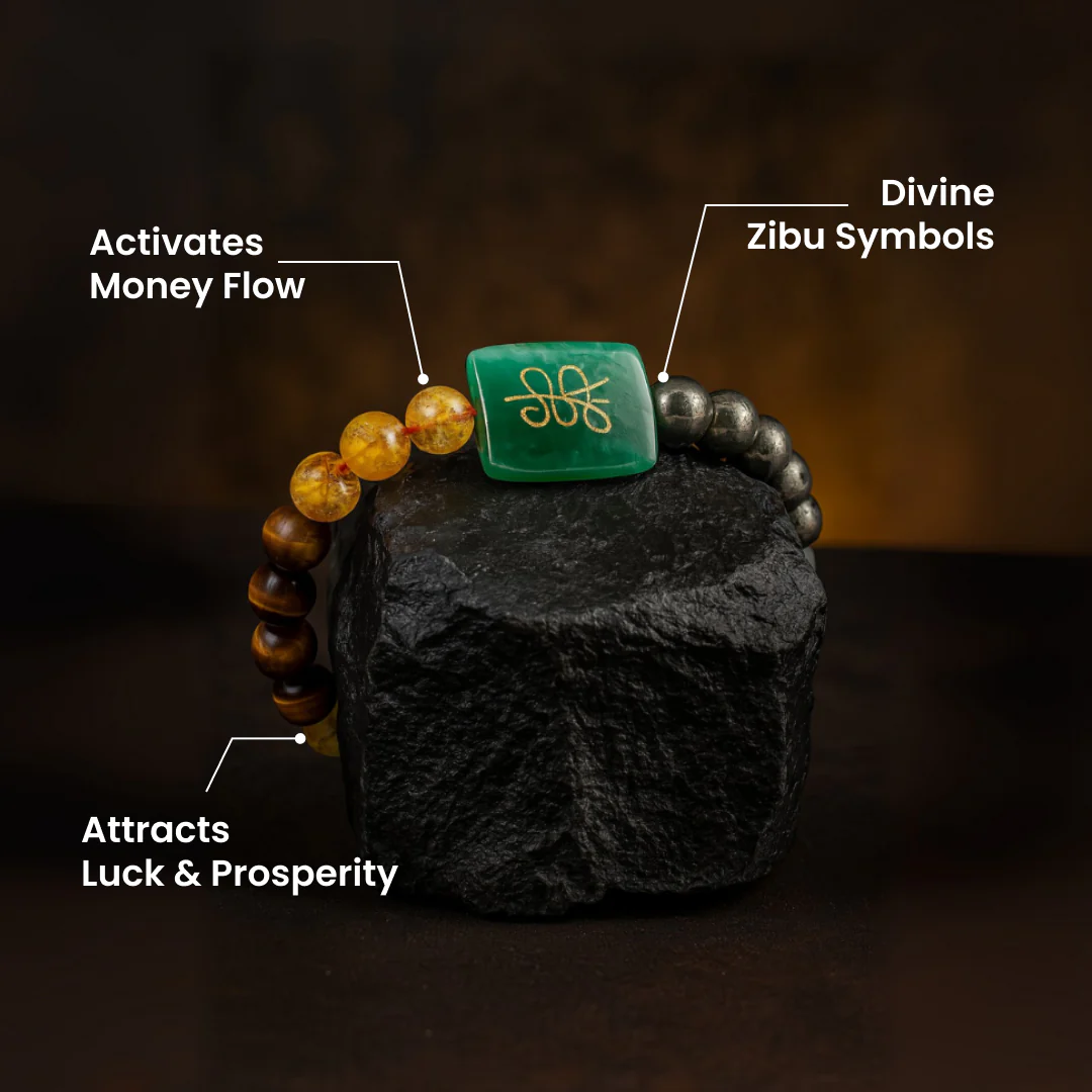 Zibu Money Coin Bracelet with FREE Selenite Plate - Image 8